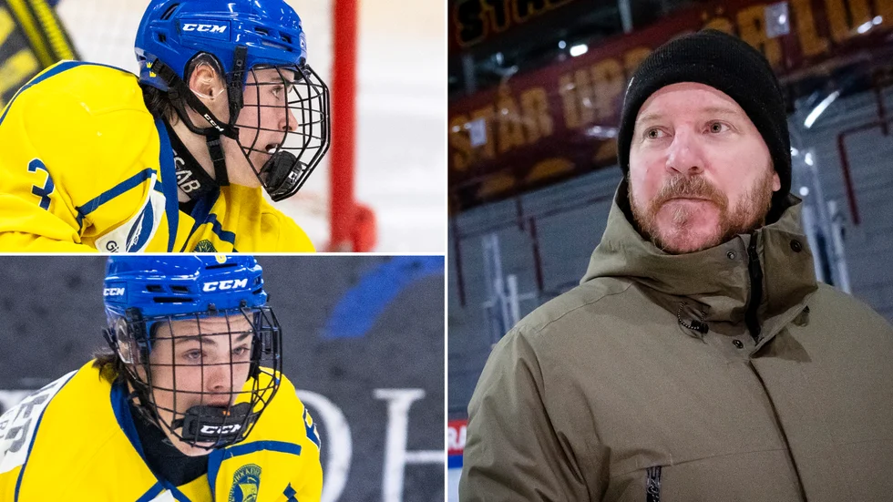Oliwer Sjöström och Linus Funck är bara två av många lovande backar i Luleå Hockey enligt Jan Sandström. "Det är flera som har en oerhörd potential", säger han.