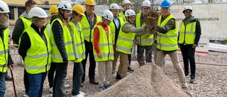 Guldspade invigde platsen för nya centralköket i Vadstena