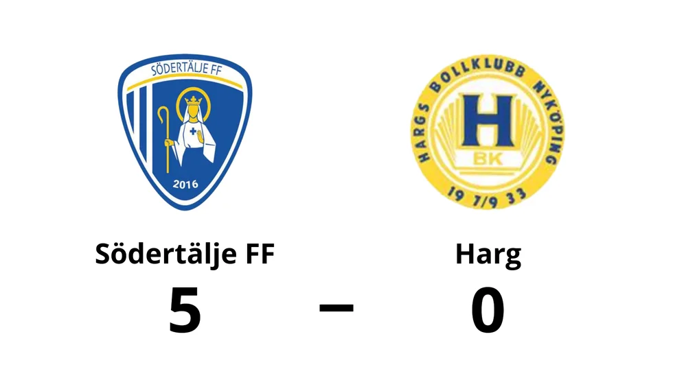 Södertälje FF vann mot Hargs BK