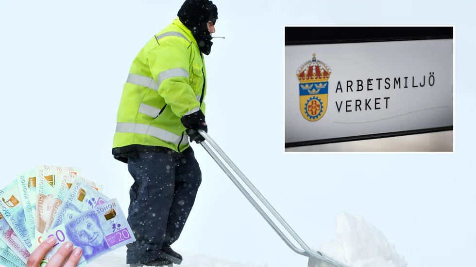 Det kan bli dyrt att skippa fallskydd vid takarbete. Ärendena gäller inte personen på bild.