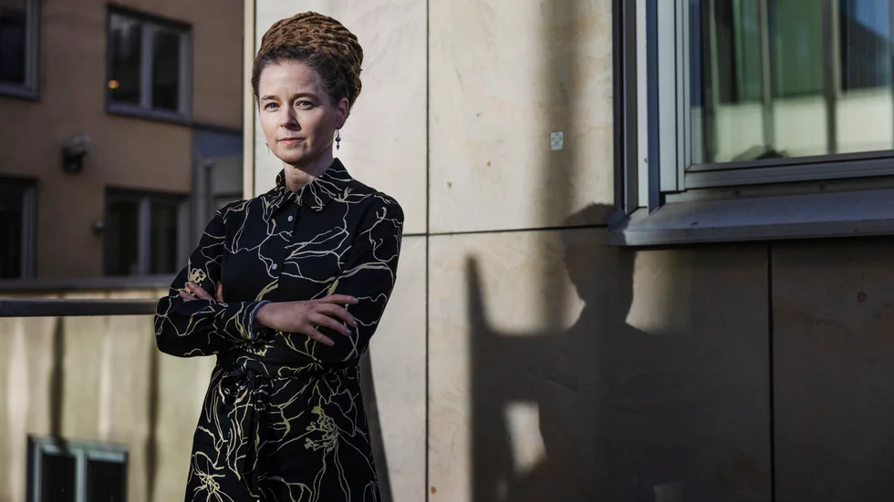 Före detta kulturminister och kanske nästa språkrör Amanda Lind (MP).