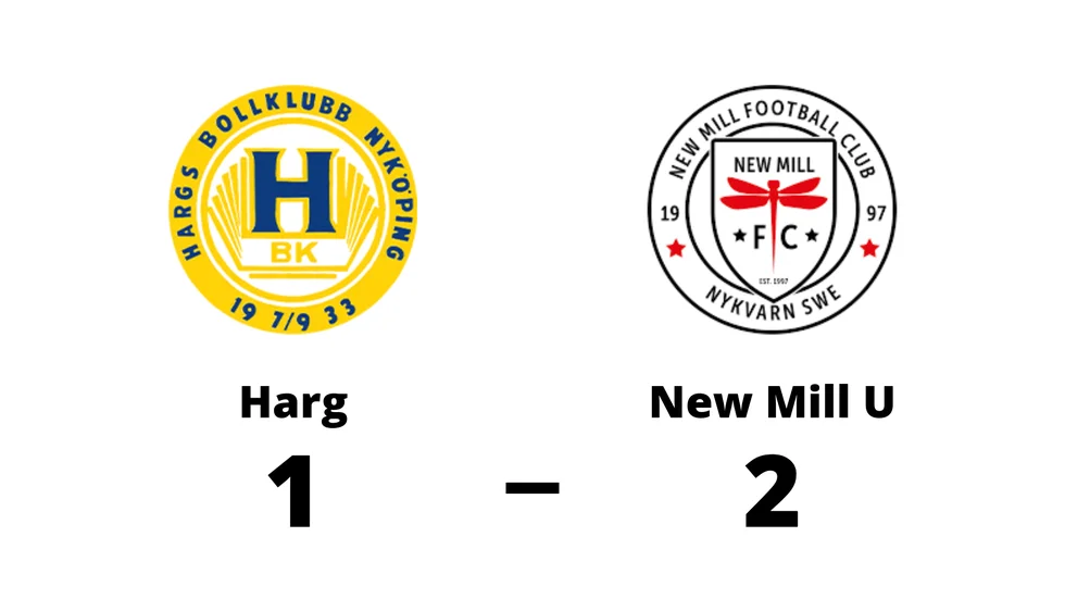 Hargs BK förlorade mot New Mill FC U