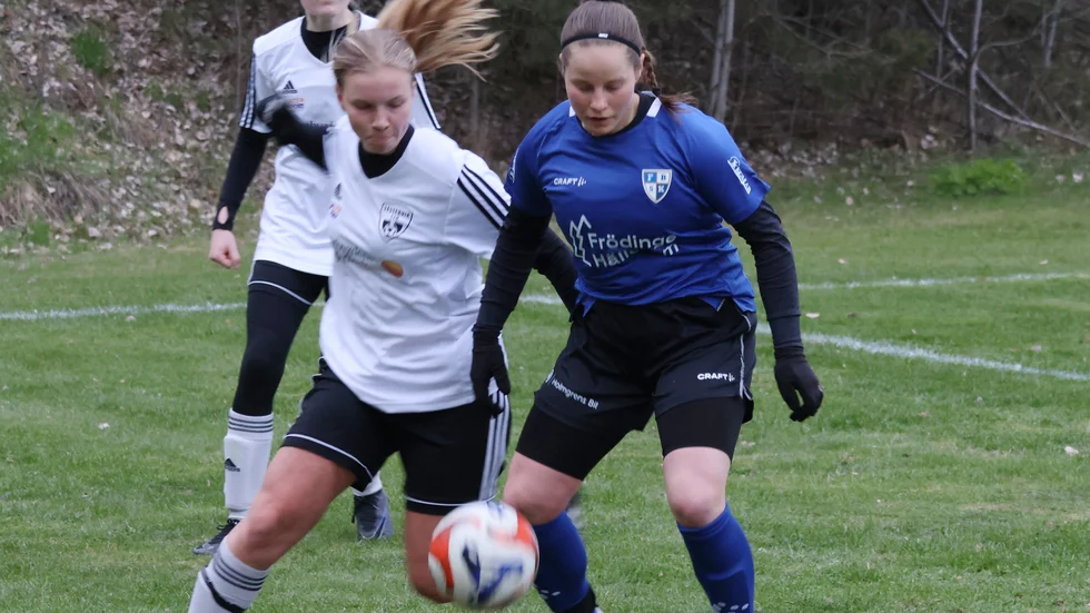 Louise Andersson bidrog med fem mål för Frödinge Dam.