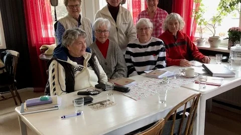 Sylvia H Monica Nyberg Ingalill Ahlgren
Ruza Eriksson Karin Wiberg Berit Pettersson och Astrid Hansson.