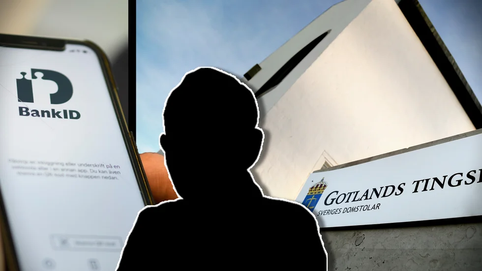 En kvinna lurades av bedragare att logga in med Bank-ID, och blev av med 35 000 kronor. Pengarna hamnade på 30-åringens konto och han döms nu av Gotlands tingsrätt för penningtvätt.