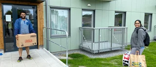 Inflyttning på Getberget: "Första lägenheten med eget kontrakt"