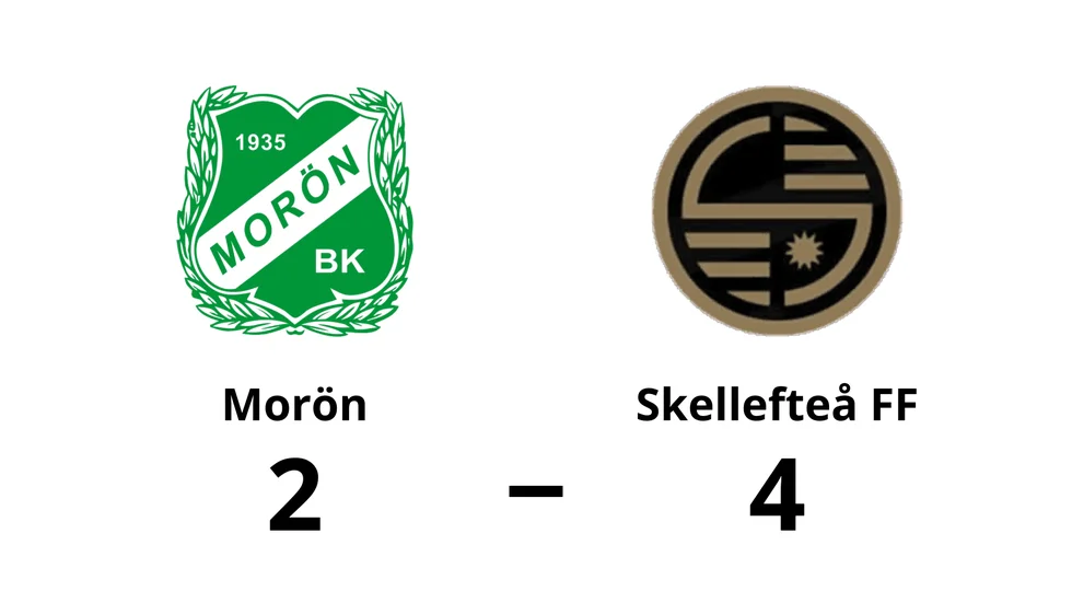 Morön förlorade mot Skellefteå FF