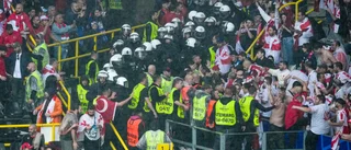 Slagsmål på läktaren inför Georgiens EM-debut