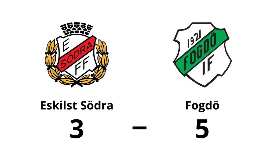 Eskilstuna Södra FF förlorade mot Fogdö IF
