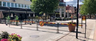 I dag stängdes trafiken av på Fiskaretorget