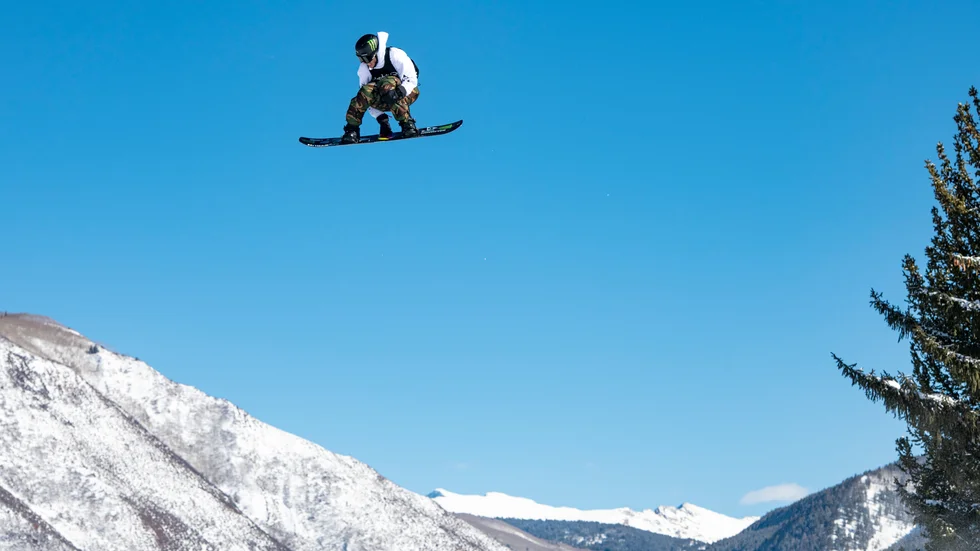Sven Thorgren på väg mot medalj i X-games i Aspen.