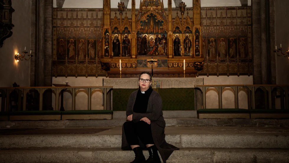 Anna Lundgren är domprost i Visby domkyrkoförsamling. 