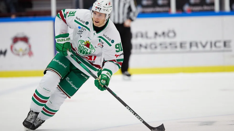 Adam Tambellini är uttagen i Kanadas OS-trupp. Arkivbild.