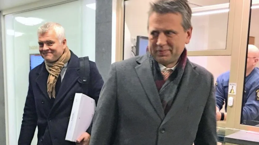Två av tre Arica-ombud. Johan Öberg (till vänster) och Göran Starkebo. Den tredje är Jonas Ebbesson. Foto: Hans Berggren