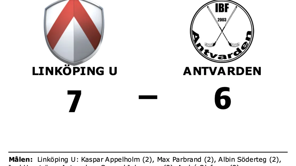 Linköping IBK Ungdom vann mot IBF Antvarden