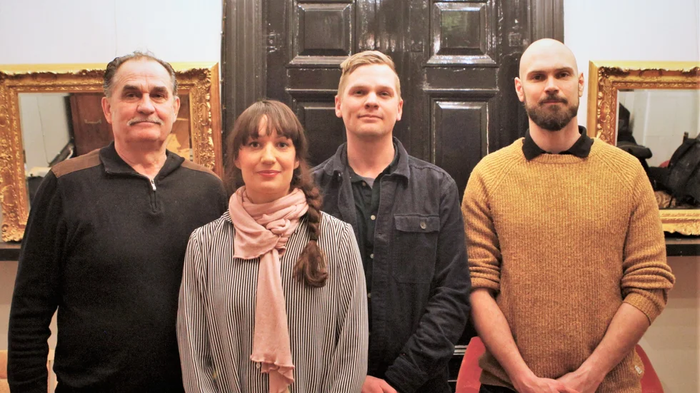 Välfärdspartiet Socialisterna Gotland. I styrelsen ingår Anders Jacobsson, Malin Jacobsson, Hannes Ebegård och Johannes Regell. På bilden saknas ledamoten Julia Levin.