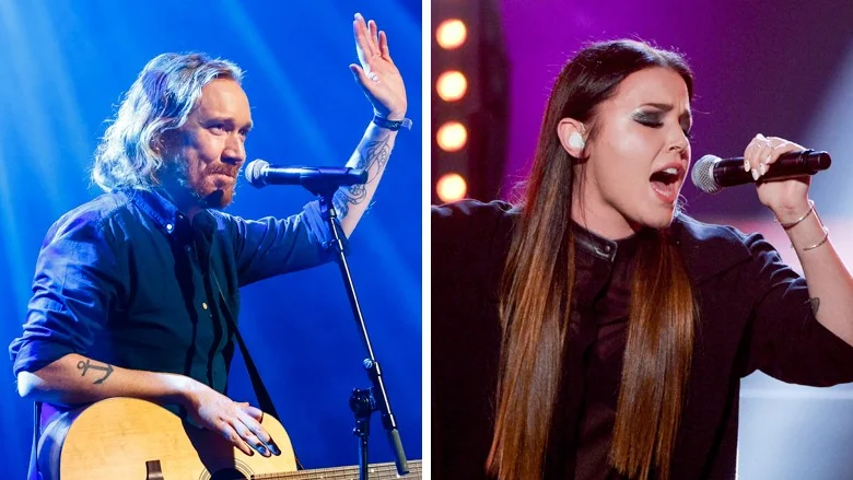 LArs Winnerbäck och Miriam Bryant ska spela på Stadsfesten till sommaren. Foto: Heiko Junge/TT och Henrik Montgomery/TT