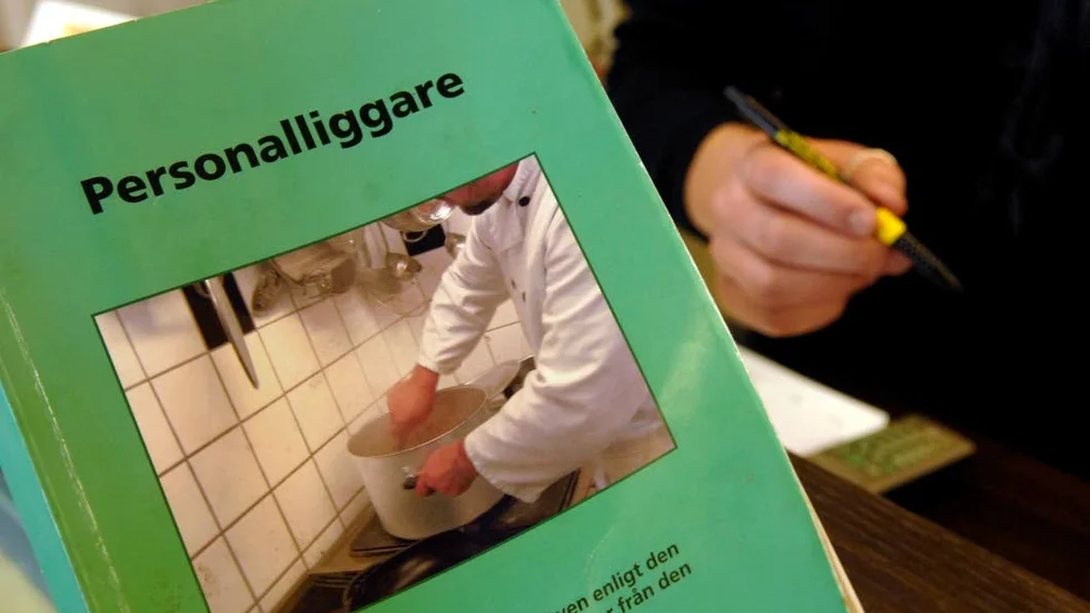 Personalliggaren måste alltid fyllas i.