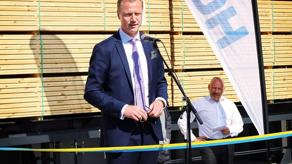 Henrik Sjölund, vd och koncernchef för Holmen, berättar om bolagets senaste jättesatsning.