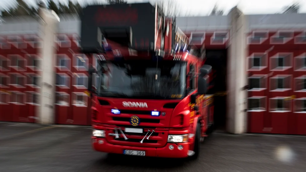 En man i 20-årsåldern har gripits misstänkt för att ha anlagt flera bränder i Växjö på nyårsdagen. Arkivbild.
