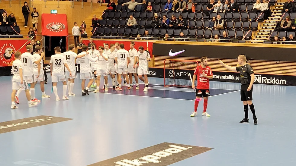 Storvretas Albin Sjögren har synpunkter på domarinsatsen efter Libks seger under onsdagskvällen.