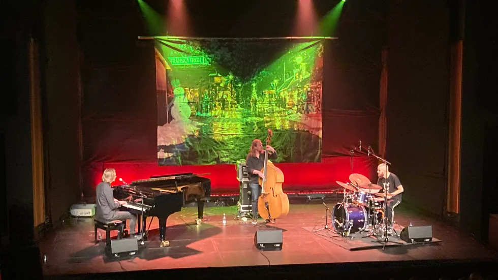 Franska trion spelade på lördagskvällen i Kulturens hus lilla sal.