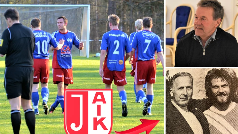 Fotbollssamarbetet mellan Virserums SGF och Järnforsens AIK upphör. I kollaget ser ni en matchbild med VSGF/JAIK och Järnforsenprofilen Thomas Paulsson.