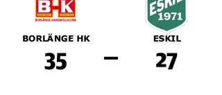 Eskil förlorade borta mot Borlänge HK