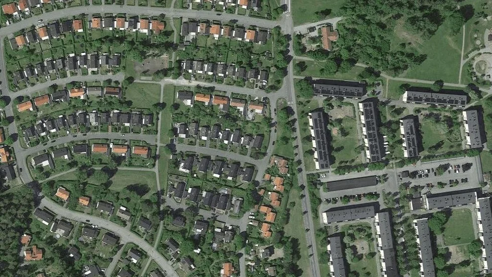 Området kring Blåklintvägen 4
