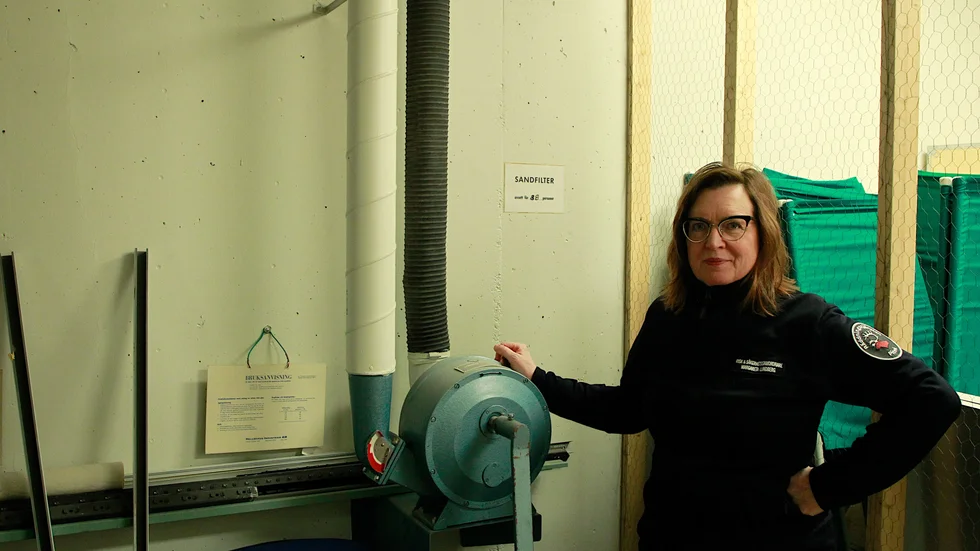 Skyddsrummens sandfilter för att få ren luft ner är en sån sak som många skyddsrum med all trolighet kommer behöva byta ut. Det är sånt som MSB står för och Margareta Lundberg tror och hoppas att mycket pengar nu kommer att läggas på att göra i ordning skyddsrummen.