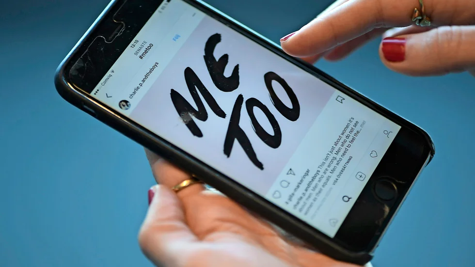 #metoo-kampanj i sociala medier. Foto: Fredrik Sandberg/TT.