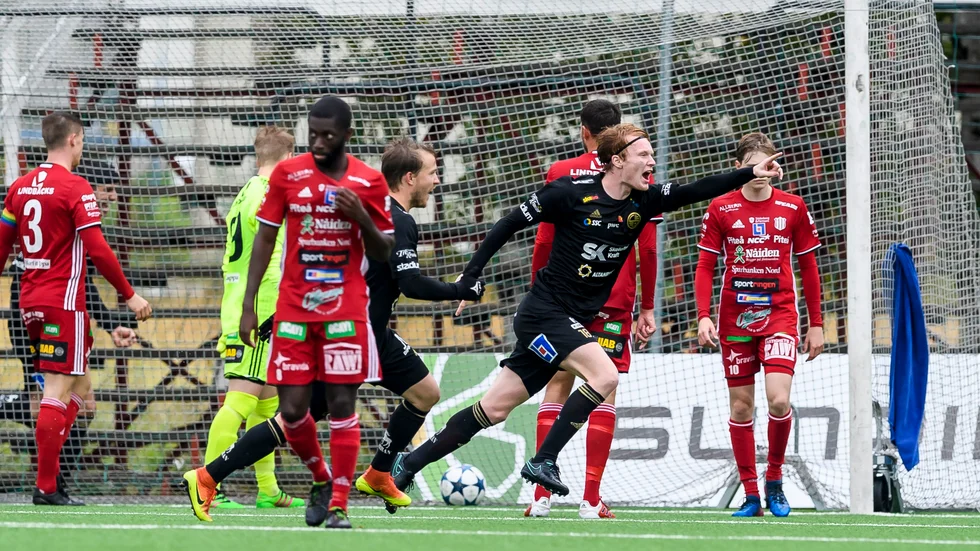 Jonathan Käller fick jubla i säsongens sista match.