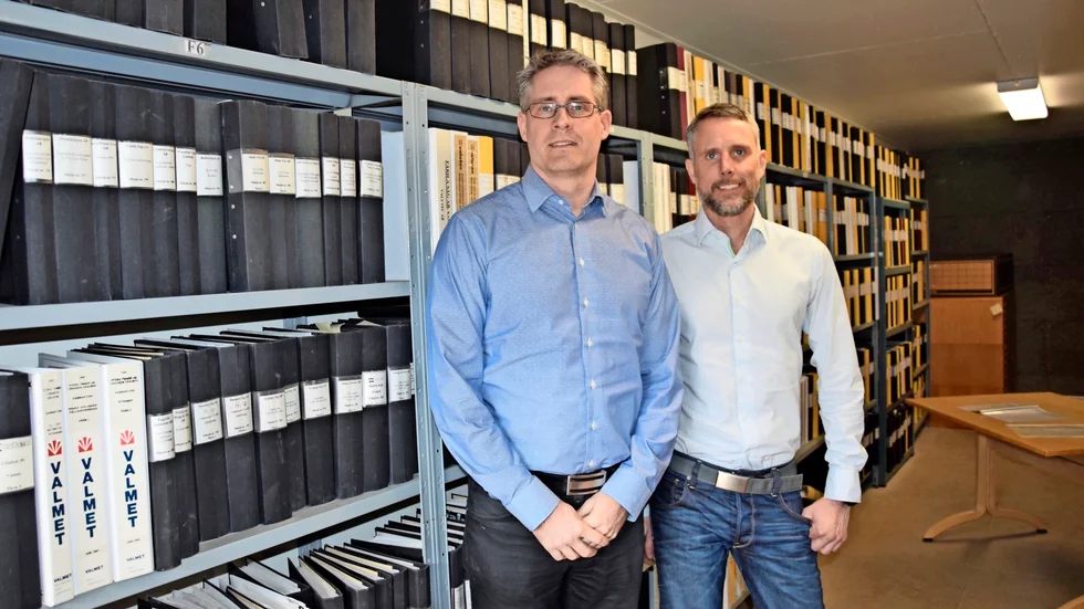 Valutec, här Robert Larsson, vd, och Eric Johansson, marknadschef, tar allt större marknadsandelar i Centraleuropa.