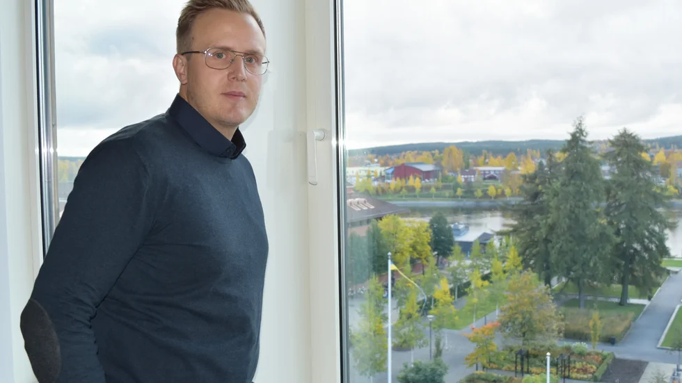 Kristofer Lundström , hotellchef på Statt i Skellefteå.