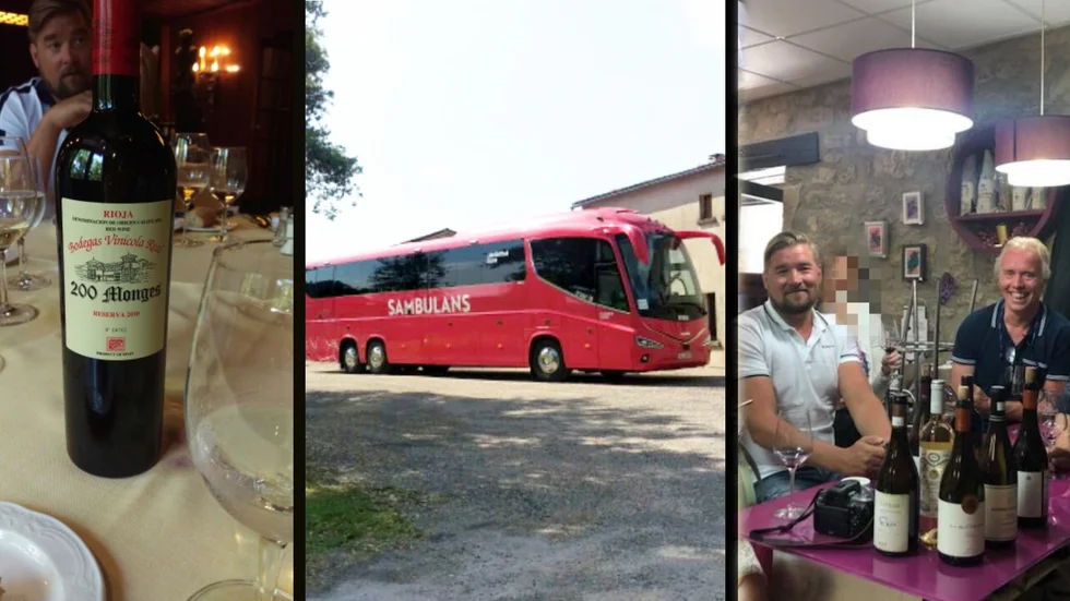 Lyxiga måltider, vingårdsbesök och guidad tur i Laguardia stog på programmet när Skellefteå Buss hämtade hem sambulansen.