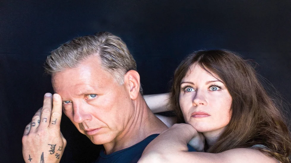Anna Odell och Mikael Persbrandt i ”X&Y”.