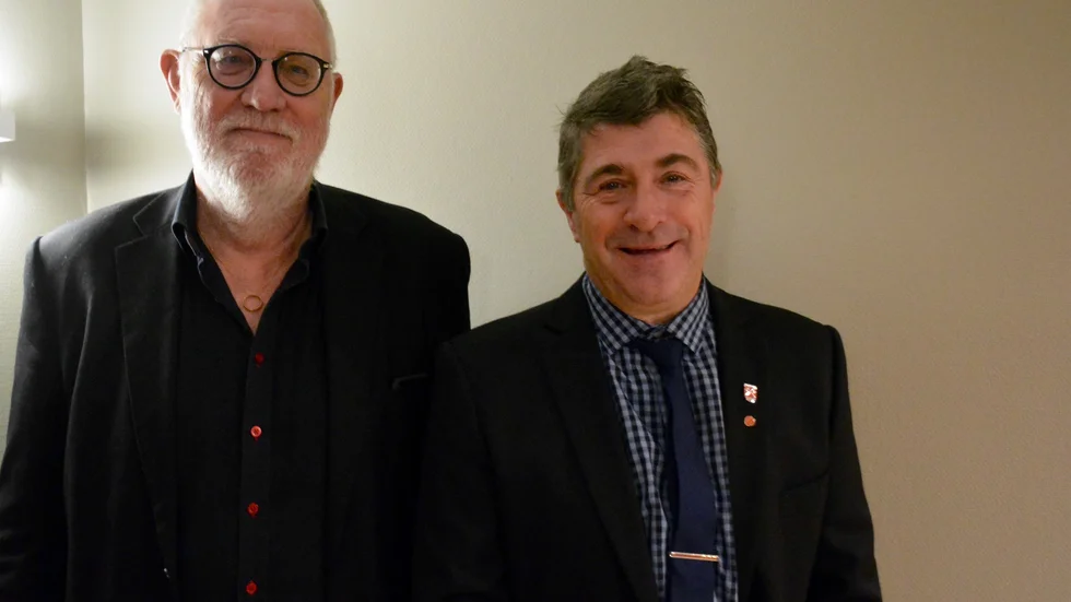 Lennart Gustavsson och Mikael Abrahamsson delar på kommunalrådsposten.