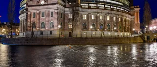 Inga politiska vildar i riksdagen
