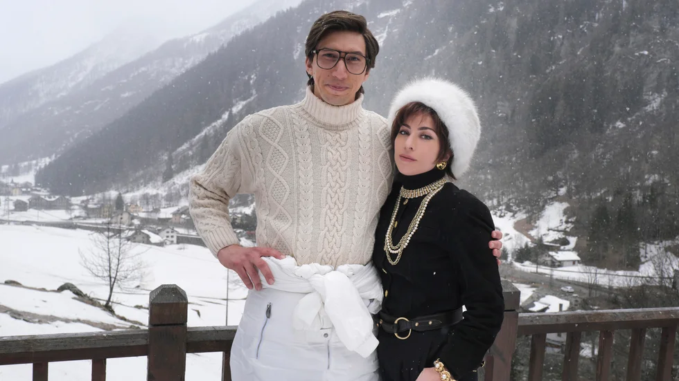 Adam Driver och Lady Gaga i "House of Gucci". Pressbild.