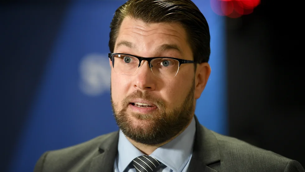 Sverigedemokraternas partiledare Jimmie Åkesson. Arkivbild.