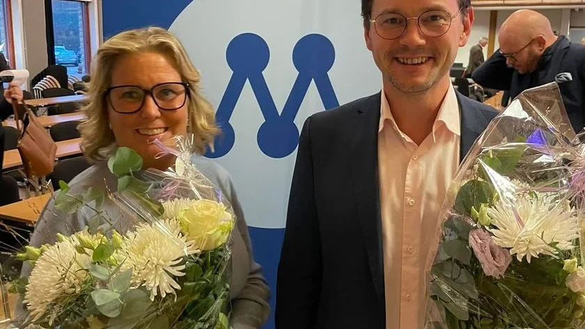 Malin Sjölander och Pär-Gustav Johansson blev förstanamn på Moderaternas valsedlar till regionfullmäktige. (Bilden är beskuren).