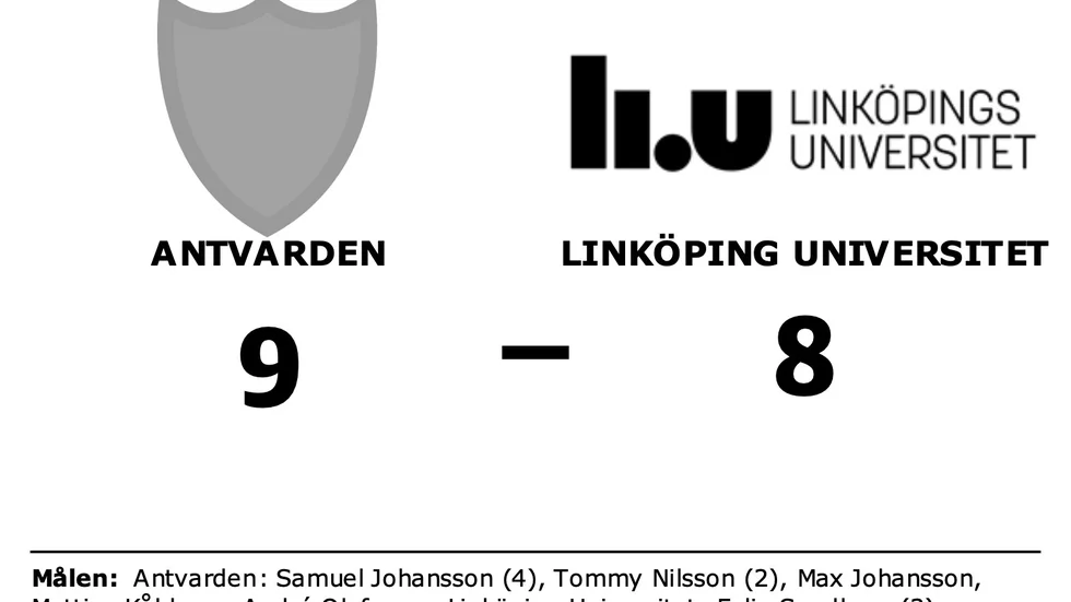 IBF Antvarden vann mot Linköpings Univ