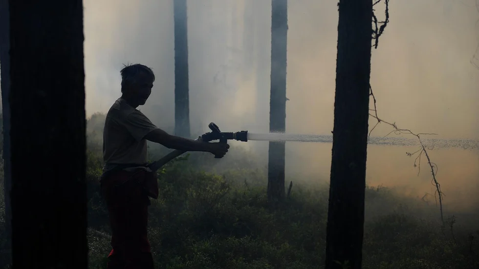Östhammars kommun får ett lokalt skogsbrandvärn som ska kunna bistå brandförsvaret vid skogsbränder. Ett liknande samarbete finns sedan tidigare i Heby. Arkivbild.