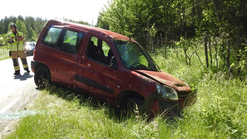 Trafikolyckan inträffade på väg 210 på onsdagseftermiddagen.