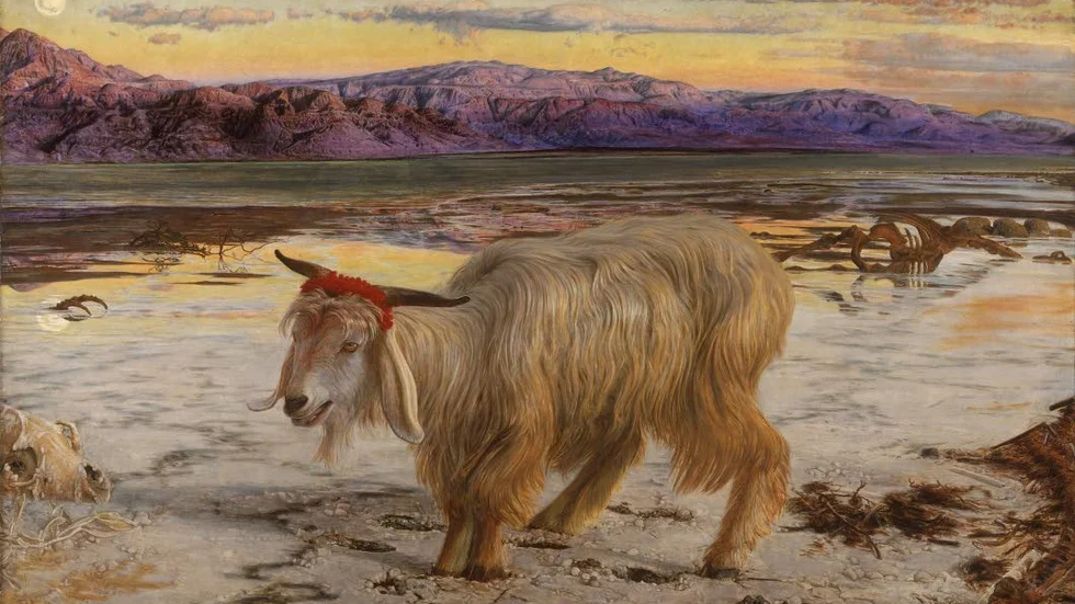 IT-skandalen. Syndabocken drivs ut i öknen. William Holman Hunt 1854.