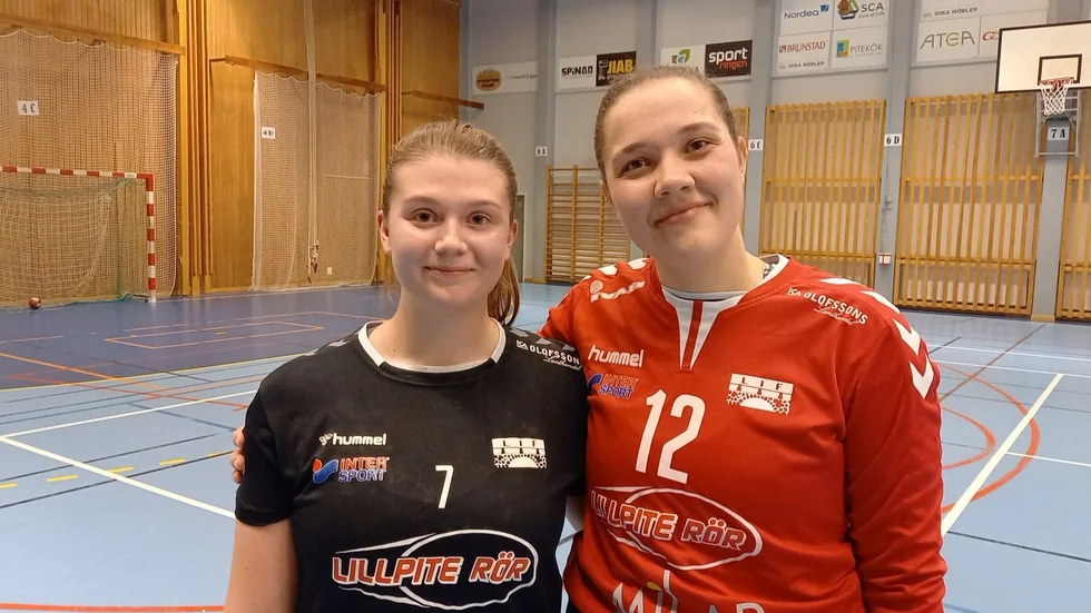 My Lakso och Patrice Wallmo var två av nyckelspelarna för Lillpite handboll när laget tog revansch mot Strömnäs. (Arkivbild)
