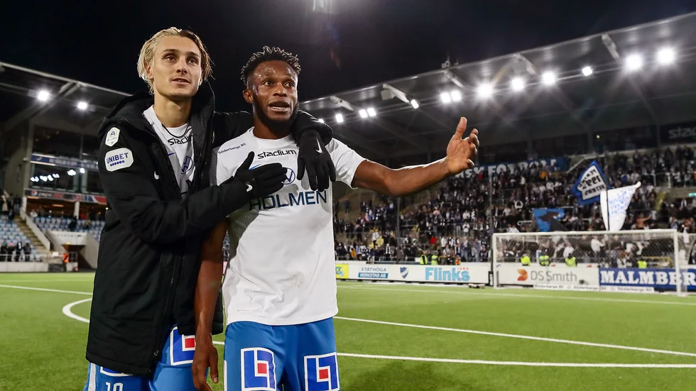 Jonathan Levi och Samuel Adegbenro var två offensiva faktorer i IFK-tröjan.