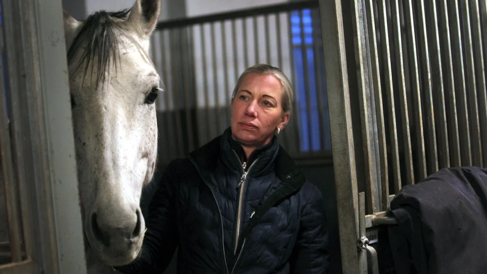 Mia Eriksson och stoet Sessan har noterat ett ökat intresse för ridsport.