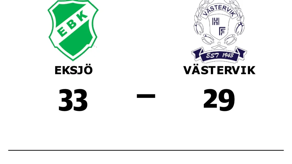 Eksjö BK vann mot Västerviks HF