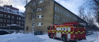 Brand i lägenhet på Nygatan